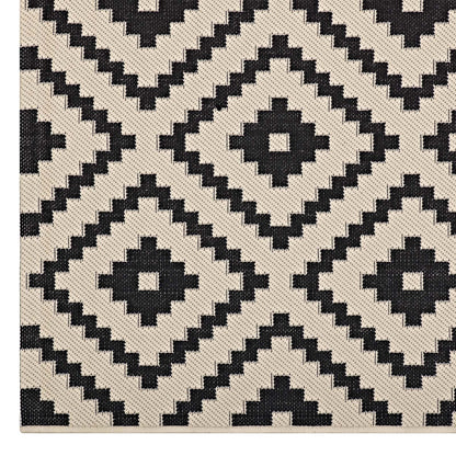 Perplex Geometric Diamond Trellis Indoor and Outdoor 5x8 Area Rug by Modway