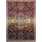 Success Kaede Transitional Distressed Vintage Floral Vintage Medallion 4x6 Area Rug by Modway