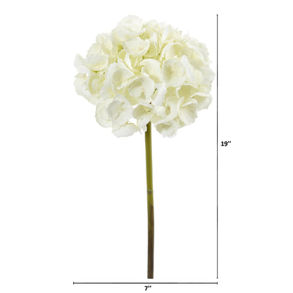 19" Hydrangea Artificial Flower (Set of 3)