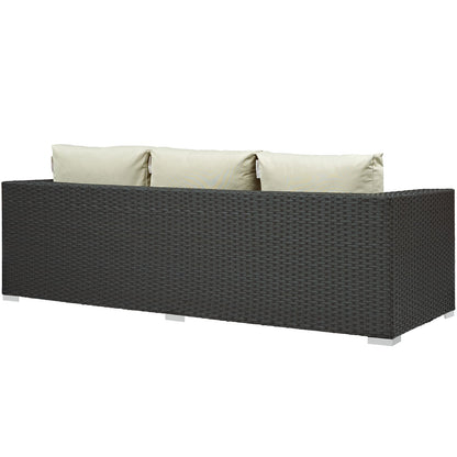 Sojourn Outdoor Patio Sunbrella¨ Sofa by Modway