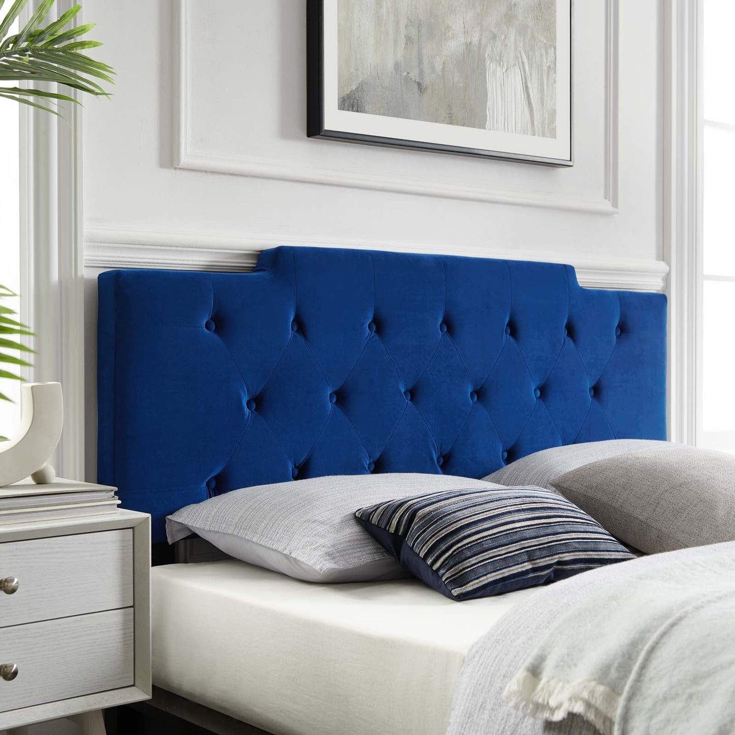 Juliet Tufted Performance Velvet Full/Queen Headboard by Modway