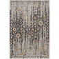 Ganesa Distressed Diamond Floral Lattice 8x10 Area Rug by Modway