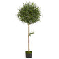 5' Olive Topiary Artificial Tree