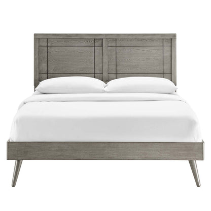 Marlee Wood Full Platform Bed With Splayed Legs by Modway