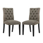 Duchess Fabric Dining Chair Set of 2 by Modway