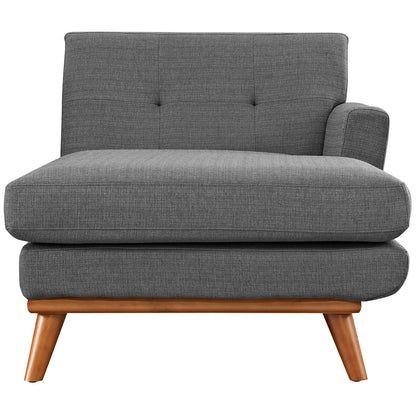 Engage Right-Facing Upholstered Fabric Chaise by Modway