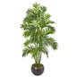 68"  Areca Palm Artificial Tree in Metal Bowl