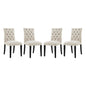 Duchess Fabric Dining Chair Set of 4 by Modway