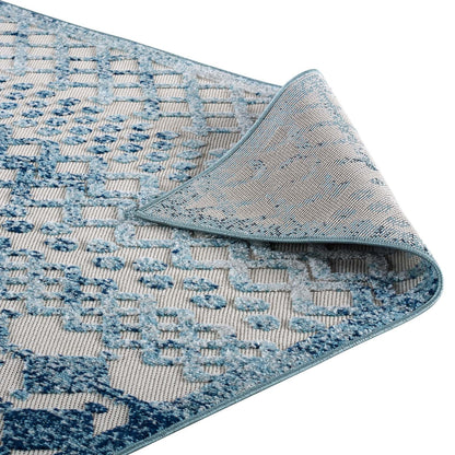 Reflect Giada Abstract Diamond Moroccan Trellis 5x8 Indoor/Outdoor Area Rug by Modway