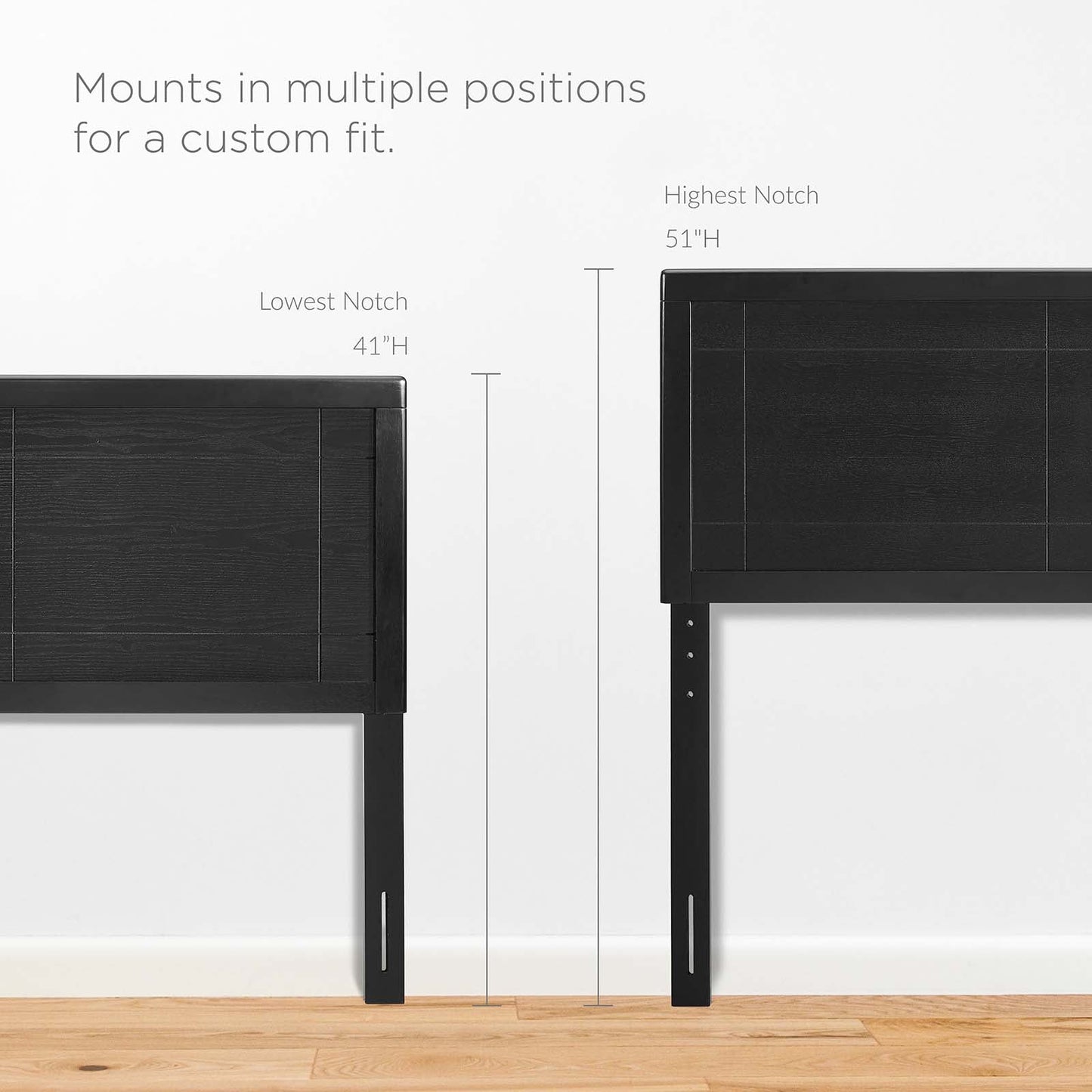Archie Wood Twin Headboard by Modway