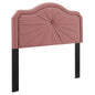 Kristin Pleated Performance Velvet King/California King Headboard by Modway