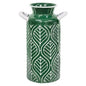 Leaf Enamel Milk Can