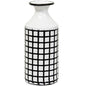 Farmhouse Check Enamel Vase Small (Pack of 2)