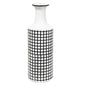 Farmhouse Check Enamel Vase Large