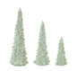 Glittered Holiday Tree (Set of 6)
