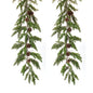 Winter Pine Garland with Pinecone Accents (Set of 2)