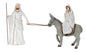 Holiday Family with Donkey and Baby Figurine 11"H
