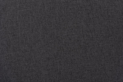 Baxton Studio Lovise Mid-Century Modern Dark Grey Fabric Upholstered Walnut Brown Finished Wood Ottoman