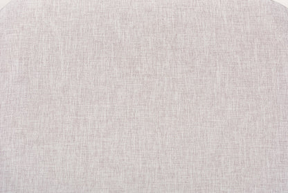 Baxton Studio Lovise Mid-Century Modern Greyish Beige Fabric Upholstered Walnut Brown Finished Wood Ottoman