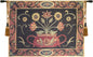 Folk Art Potted Flowers Tapestry Wall Art