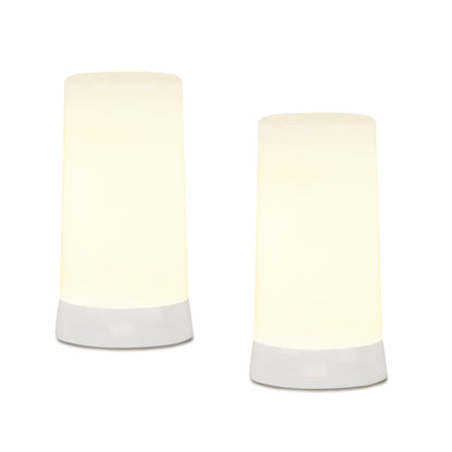LED Flickering Light Designer Candle with Remote and Magnet (Set of 2)