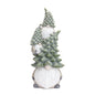 Stone Holiday Gnome Stack with Pine Tree Hat 23.25"H