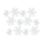 Traditional White Wood Cut Out Snowflake DŽcor (Set of 12)