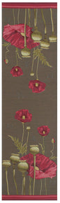 Poppy Gray  French Table Runner