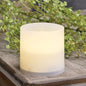 Warm Light White Timer Pillar Candle 3x3 (Pack of 4)