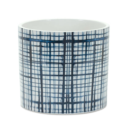 Criss Cross Pattern Planter (Set of 2)