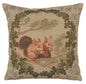Squirrels French Cushion