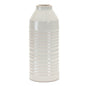Modern Ribbed Terra Cotta Vase 14"H