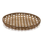 Large Round Bamboo Wooden Tray 26"D