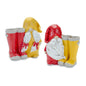Garden Gnome with Rainboot Platner or Vase (Set of 2)