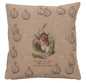 Late Rabbit Alice In Wonderland French Cushion
