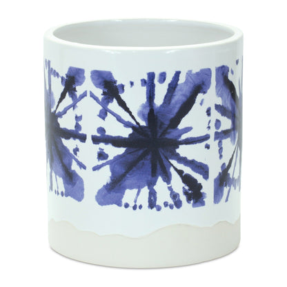 Tie-Dye Print Ceramic Pot (Set of 2)