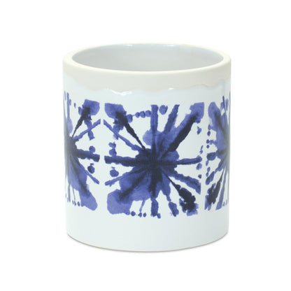 Tie-Dye Print Ceramic Pot (Set of 2)