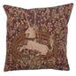 Licorne Captive In Red French Cushion