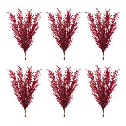 Burgandy Plume Bundle (Set of 6)