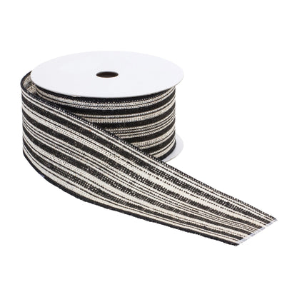 Wired Polyester Ribbon 2.5" x 10 yds. (Set of 2)