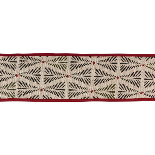 Wired Cotton Ribbon 4" x 5 yds.