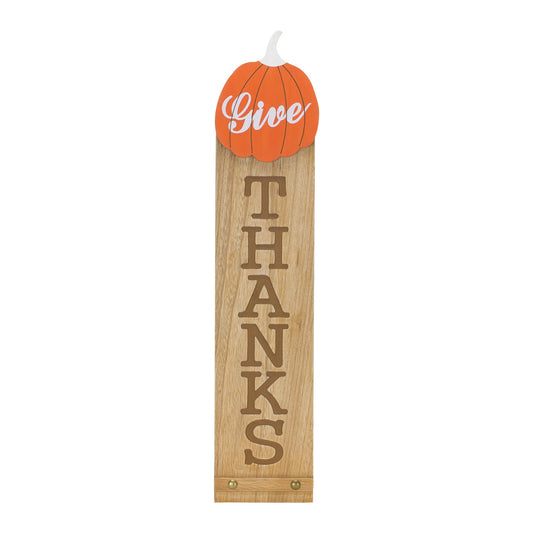 Give Thanks Wooden Sign
