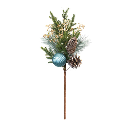 Pine Spray w/Ornament (Set of 2)