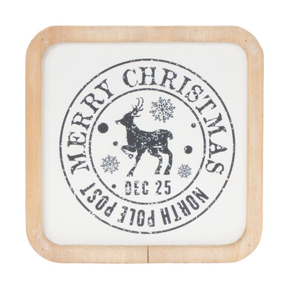 Holiday Mail Stamp Plaque (Set of 12)