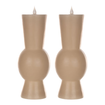 Simplux Designer LED Candle with remote (Set of 2)