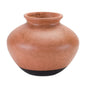 Two Tone Ceramic Vase 9"D