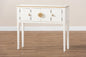Baxton Studio Aiko Classic and Traditional Japanese-Inspired Off-White Finished 4-Door Wood Console Table