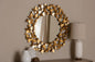 Baxton Studio Soleil Modern and Contemporary Antique Gold Finished Butterfly Accent Wall Mirror