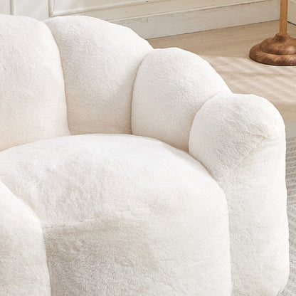 Lotus Bean Bag Sofa Chair | No-Assembly Memory Foam Lounger with Pull Ring & Anti-Fouling Fabric — 6 Colors
