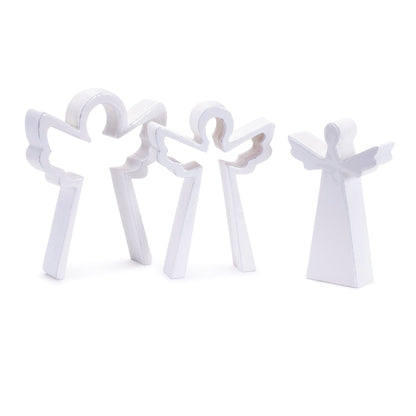 Wood Angel Nesting Display (Set of 2)